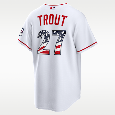 Mike Trout Los Angeles Angels USA 250 Men's Nike MLB Stadium